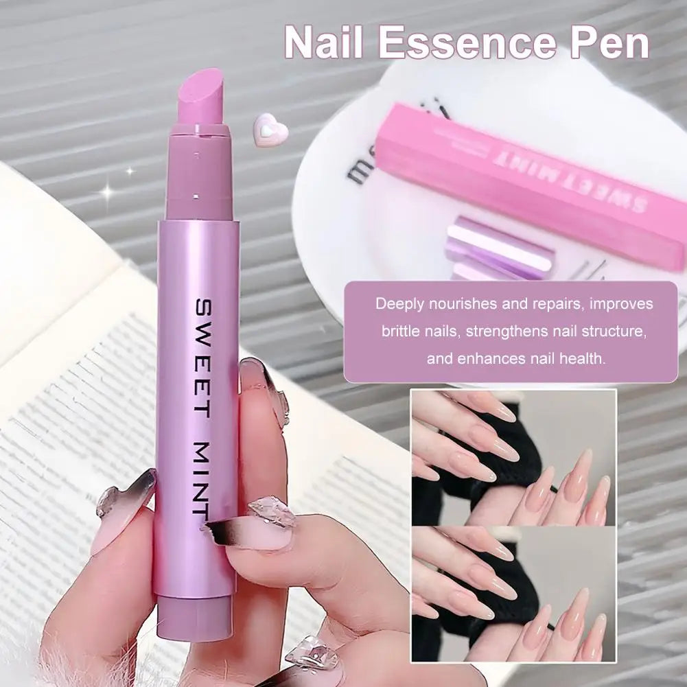 3-in-1 Hand Armor Essence Brush Cuticle Pusher Manicure Care Tools Cuticle Oil Pen Dead Skin Cuticle Remover Pen Nail Art Pen ﻿