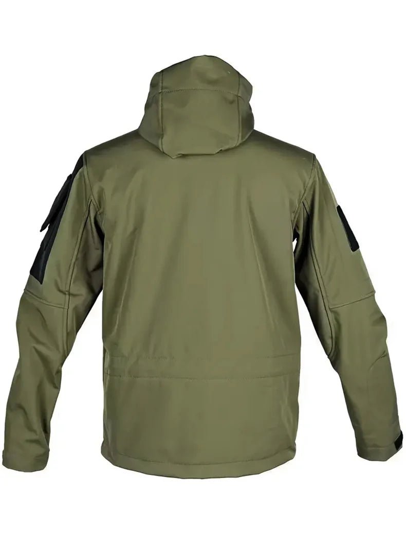 Military Shark Skin Soft Shell Jackets Men Tactical Windproof Waterproof jacket men Army Combat Jackets Mens Hooded Bomber Coats - memorylane shop