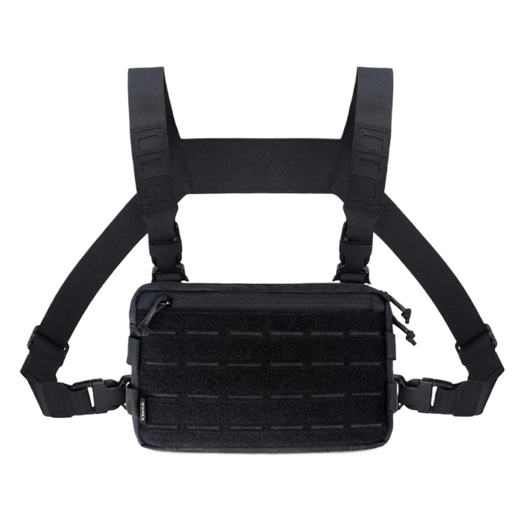 Men Tactical Chest Rig Recon Kit Bag Front Pouch EDC Chest Pack Lightweight for Hunting Hiking Running Outdoor Daily Use - memorylane shop