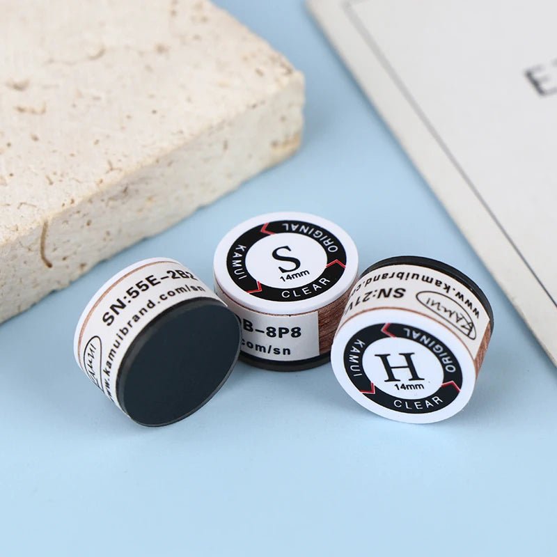 Billiard Pool Cue Tip 14mm SS/S/M/H Snooker Tip Billiard Pool Cue Tips Billiard Cue Stick Tips Snooker Billiard Access〔CC33〕 - memorylane shop