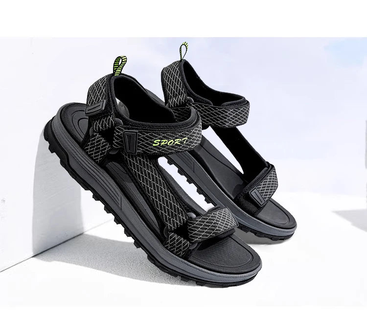 Summer Men Sandals Fashion Leisure Beach Holiday Sandals for Mens Lightweight Shoes New Outdoor Comfortable Casual Sandals - memorylane shop