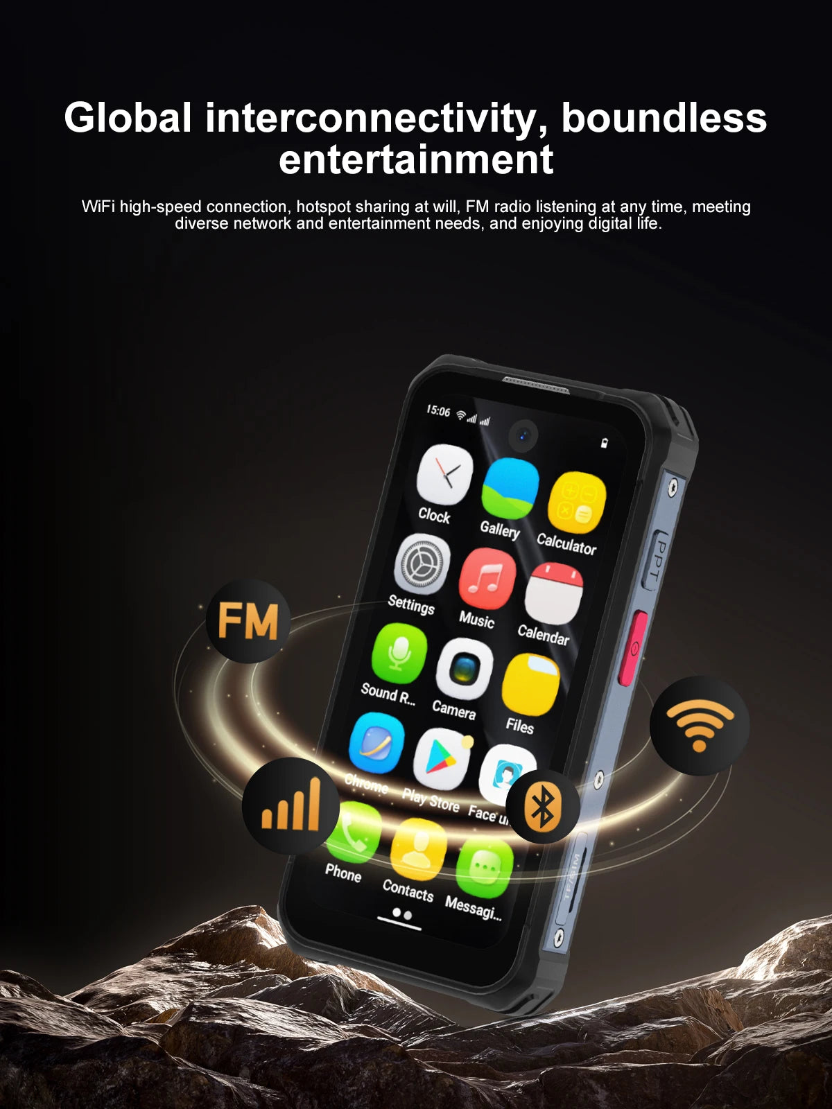 SERVO TANK500 Rugged Smartphone – IP68, 4G LTE, Android 12, 6GB RAM