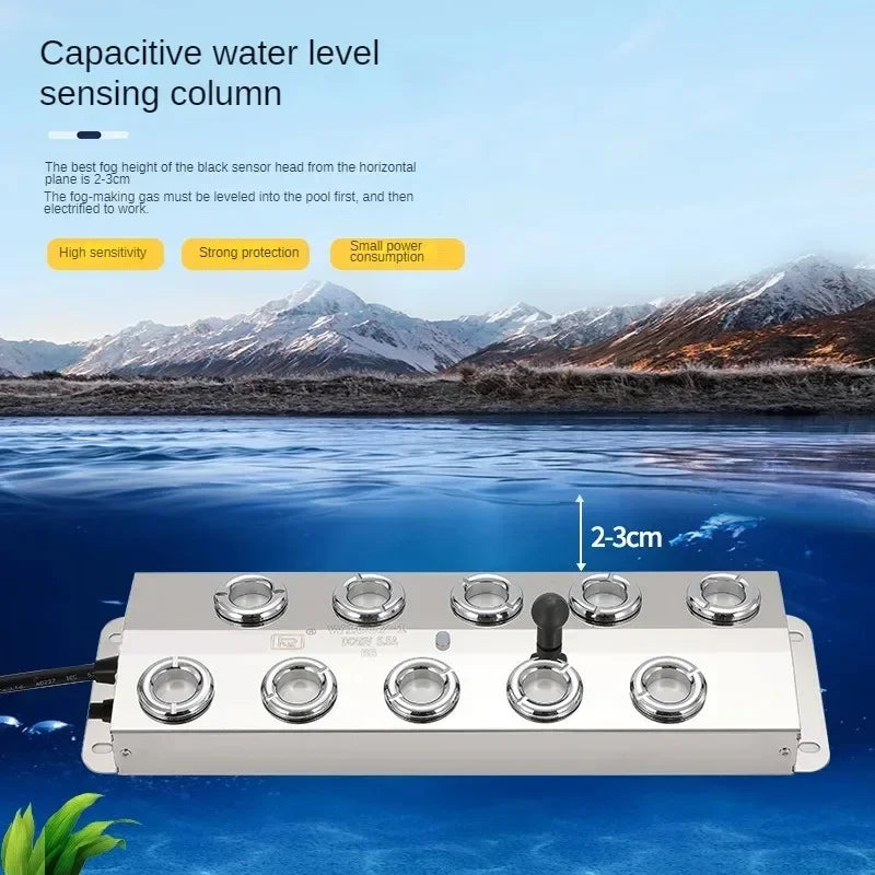 DC48V 4/6/8/10 Head Humidifier Ultrasonic Mist Maker Fogger For Mushroom Plants Without Power Supply