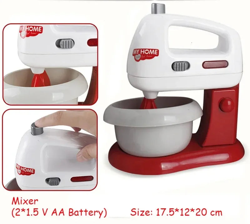 Kids Toy Kitchen Appliances Set – Play Kitchen Accessories for Children