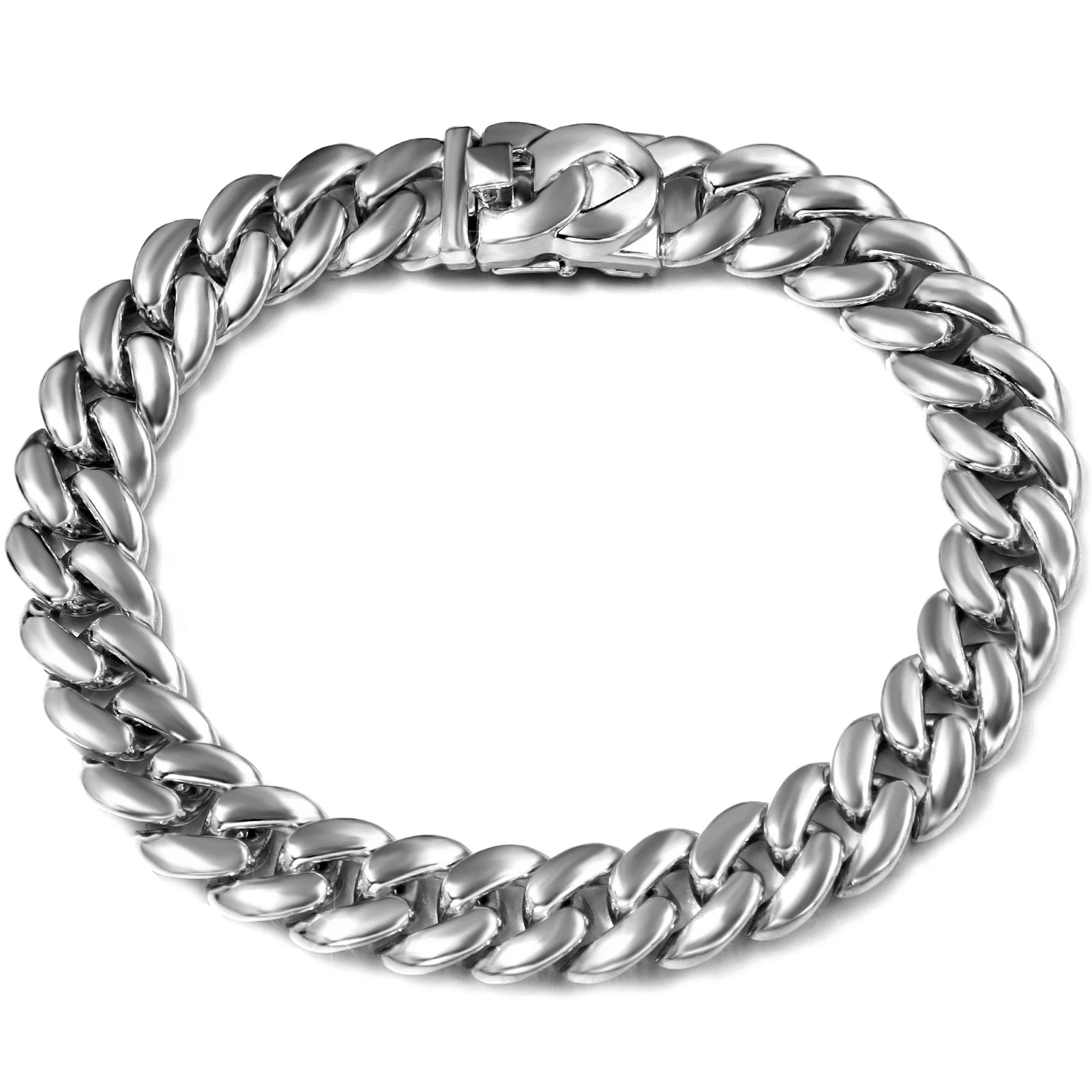 Summer 14MM Chunky Cuban Anklet For Women Gold - plated Rhombus Cuban Link Chain Anklets Beach Sandals Jewelry New - memorylane shop