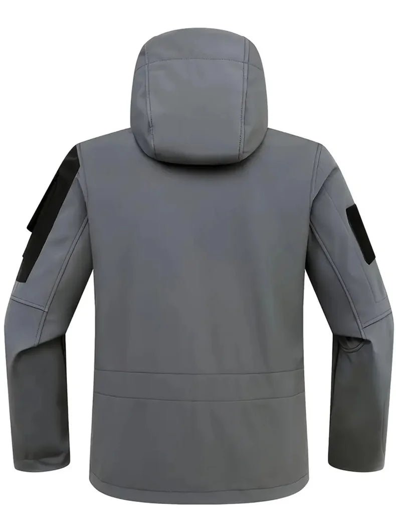 Military Shark Skin Soft Shell Jackets Men Tactical Windproof Waterproof jacket men Army Combat Jackets Mens Hooded Bomber Coats - memorylane shop