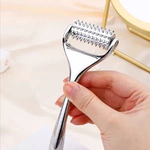 Acupressure Roller Deep Tissue Massage Tool for Face Acupuncture Roller SkinCare Face Massager Gua Sha Facial Tools Massage Tool - memorylane shop