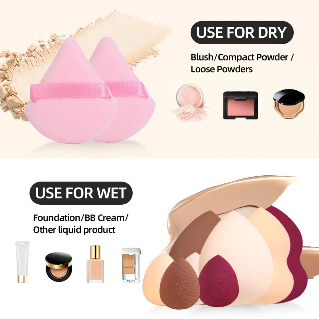 Set of 25 professional makeup tools, including makeup brushes, eyebrow trimmers, plush bags, powder puffs, sponge balls - memorylane shop