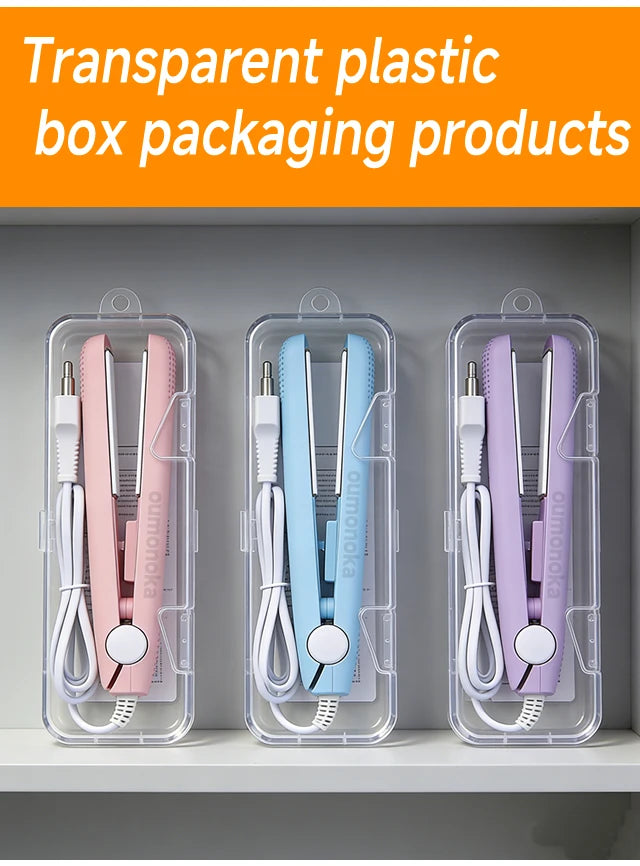 3-in-1 Hair Straightener for Hair Mini Flat Iron Styling Tools & Appliances Brush Beard Salon Hair Curler Professional Hot Comb