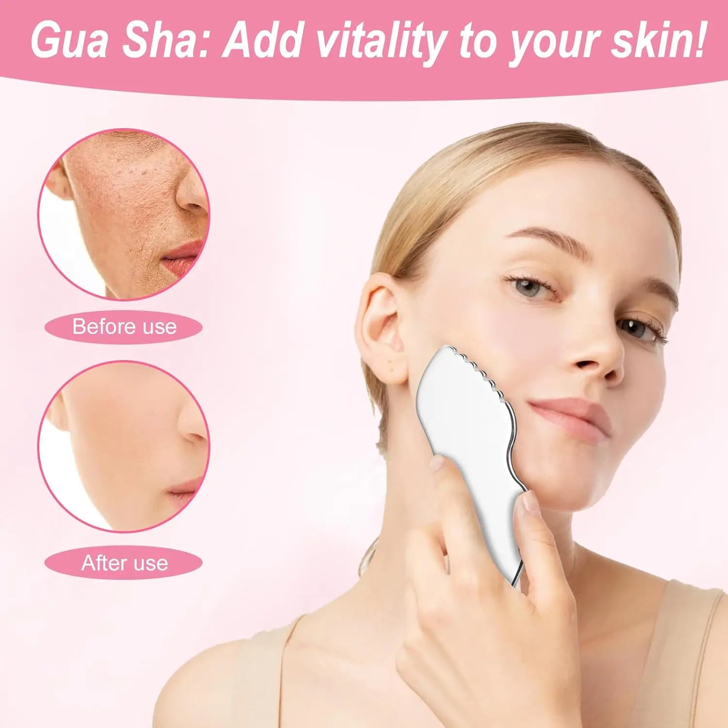Acupressure Roller Deep Tissue Massage Tool for Face Acupuncture Roller SkinCare Face Massager Gua Sha Facial Tools Massage Tool - memorylane shop