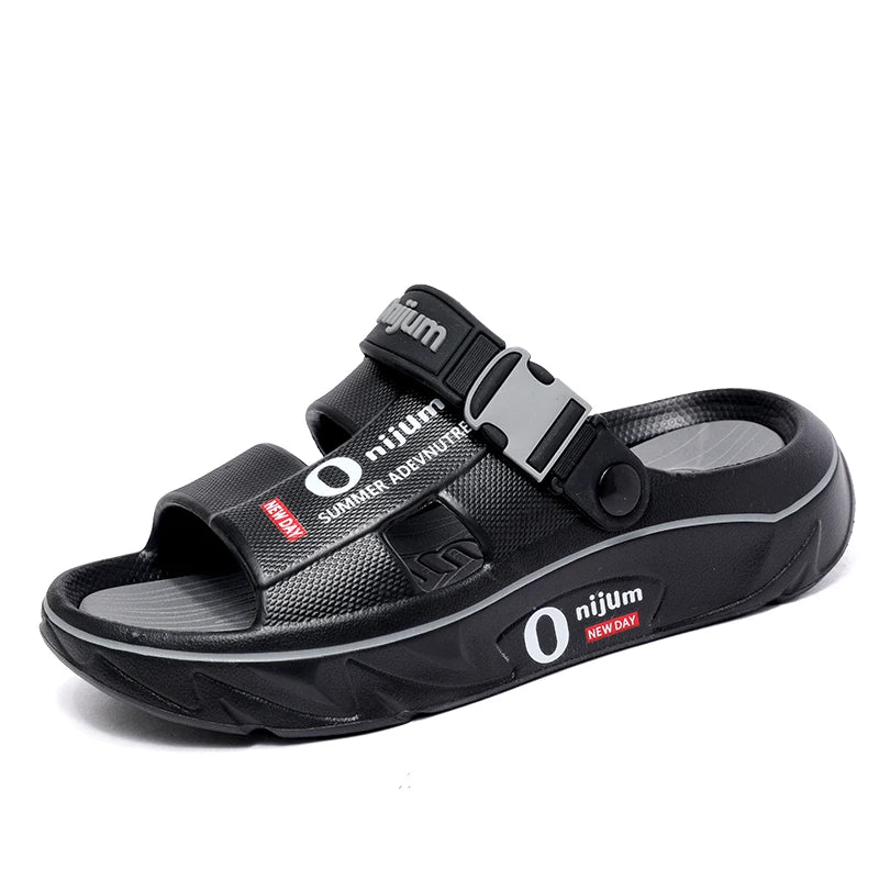 Summer Sandals for Men and Women, Dual - Use Beach Shoes, Soft - Soled Anti - Odor Slippers - memorylane shop