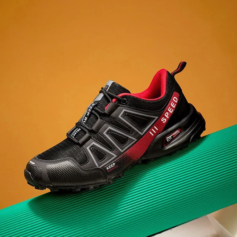 Men's Lockless Cycling Shoes,Outdoor Mountain Cross - Country Non - slip Hiking shoes,Breathable Sports Shoes,Road Cycling Shoes - memorylane shop
