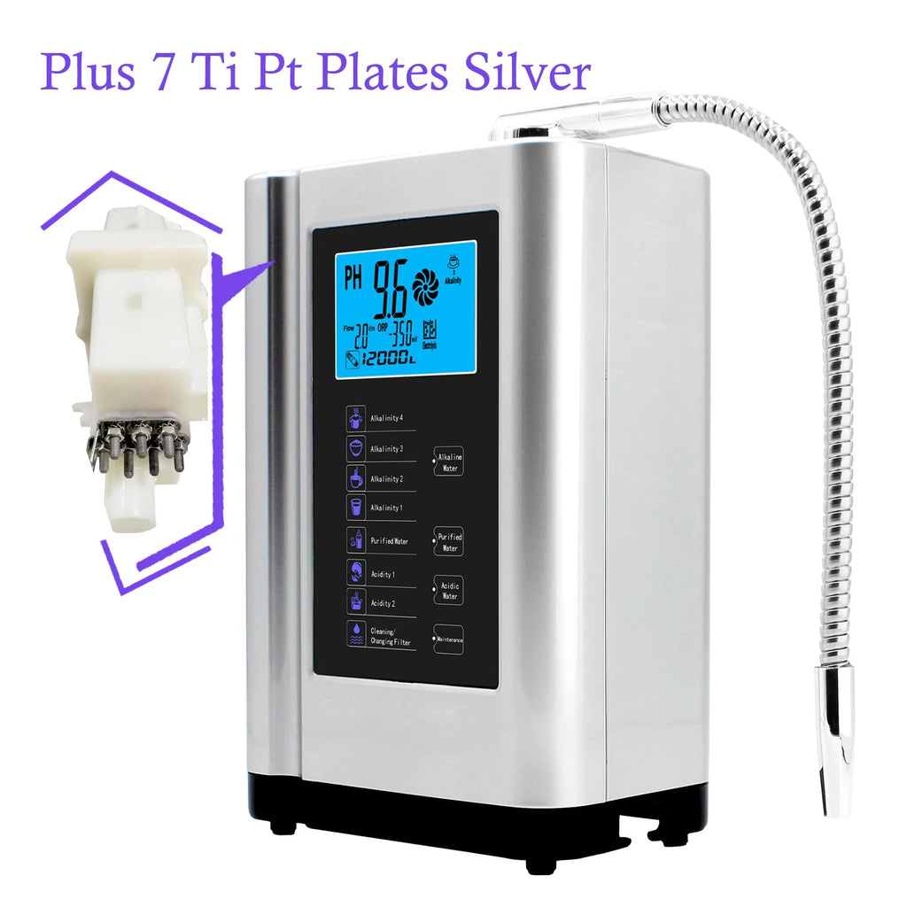Alkaline Water Ionizer Hydrogen Generator Machine Purifier,Produces Ph 3.5 - 10.5 Alkaline Acid Water Water Filter System For Home - memorylane shop
