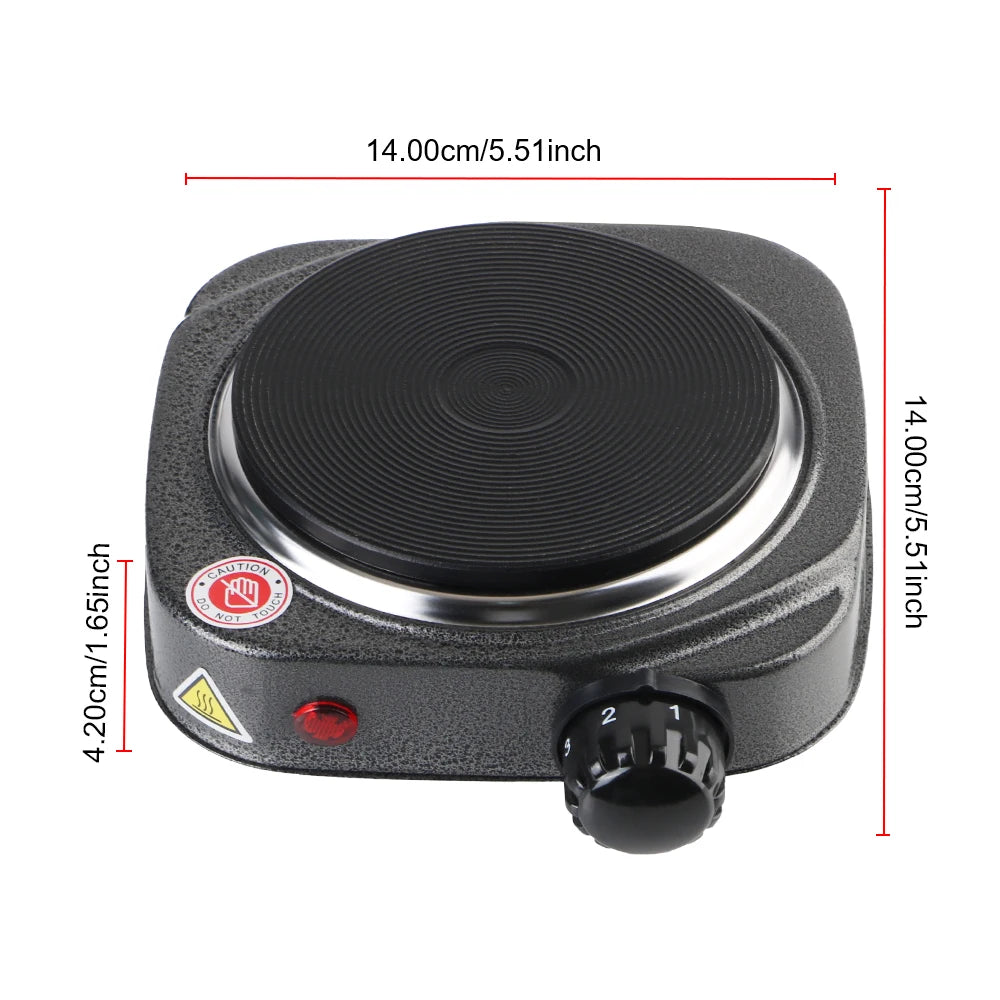 Mini Electric Cooker Plate 500W – Portable Heating Stove for Milk, Coffee & More