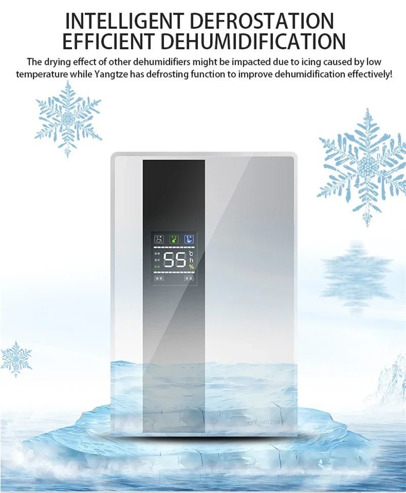 2 in 1 Dehumidifier and Air Purifier Moisture Absorber Household Mute Bedroom Basement Remote Control Timing External Water Pipe - memorylane shop