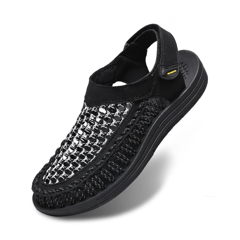 Summer New Sandals Men's Brand Designer Fashion Casual Outdoor Waders Large Size Hand-woven High Quality Beach Sandals For Men