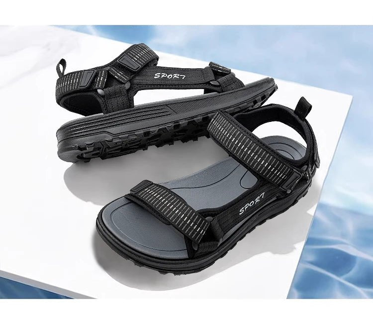 Summer Men Sandals Fashion Leisure Beach Holiday Sandals for Mens Lightweight Shoes New Outdoor Comfortable Casual Sandals - memorylane shop