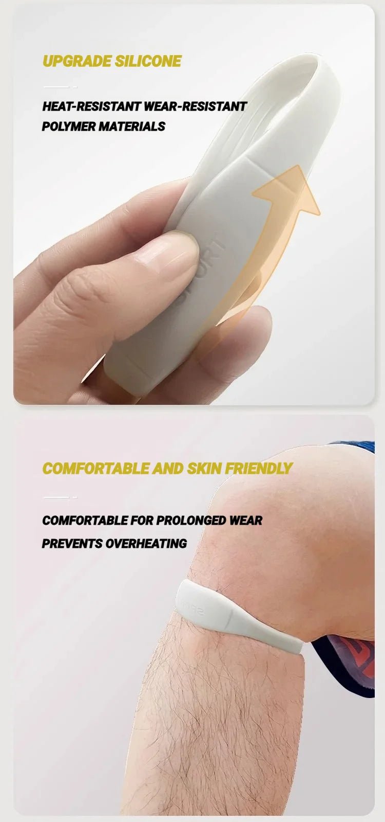 2Pcs Silicone Patella Tendon Knee Straps Support Care Strap Fixed Protection Flexible Sports Band Patellar Strape Brace Shock - memorylane shop