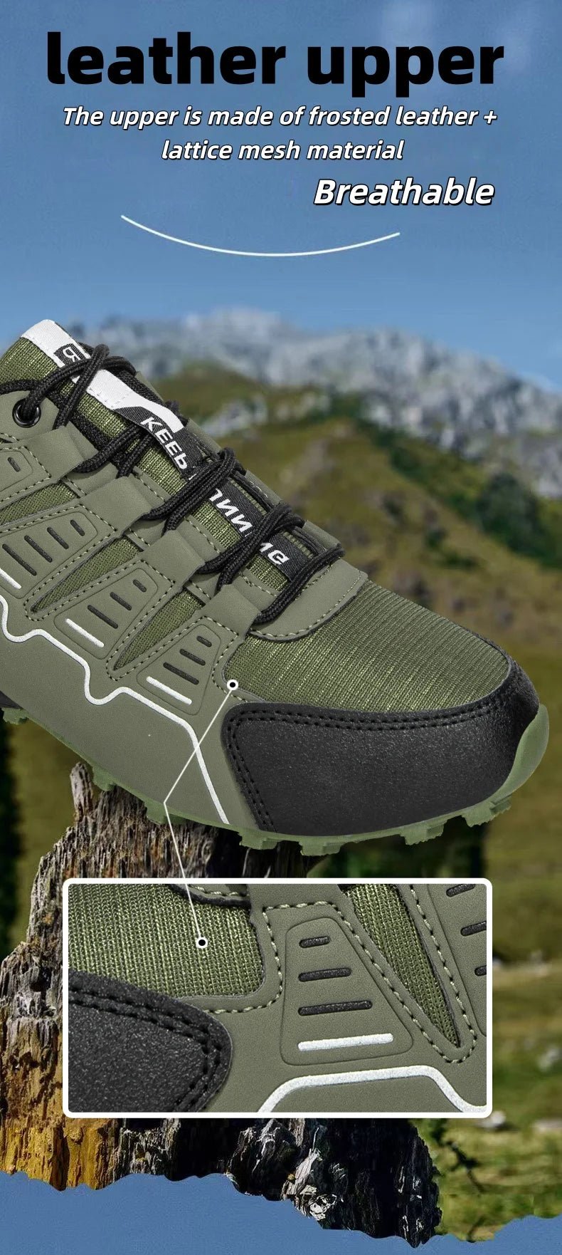 Men's Lockless Cycling Shoes,Outdoor Mountain Cross - Country Non - slip Hiking shoes,Breathable Sports Shoes,Road Cycling Shoes - memorylane shop