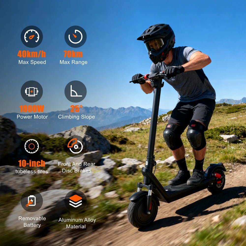 HX X9B electric scooter 1000W 20AH 40KM/H Electric kick scooters e scooter adults electric skateboards Folding escooter Escooter - memorylane shop