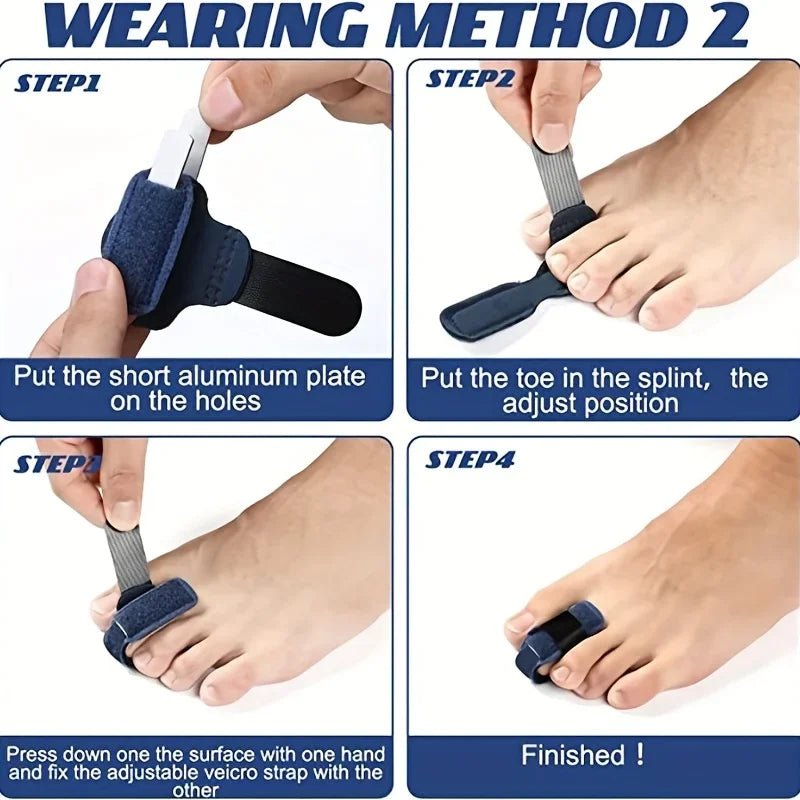 Foot Care Tools Toe Splint Toe Straightener Toes Corrector for Women Toes Brace Hammertoe Splint Toes Wrap Toe Covers Broken - memorylane shop