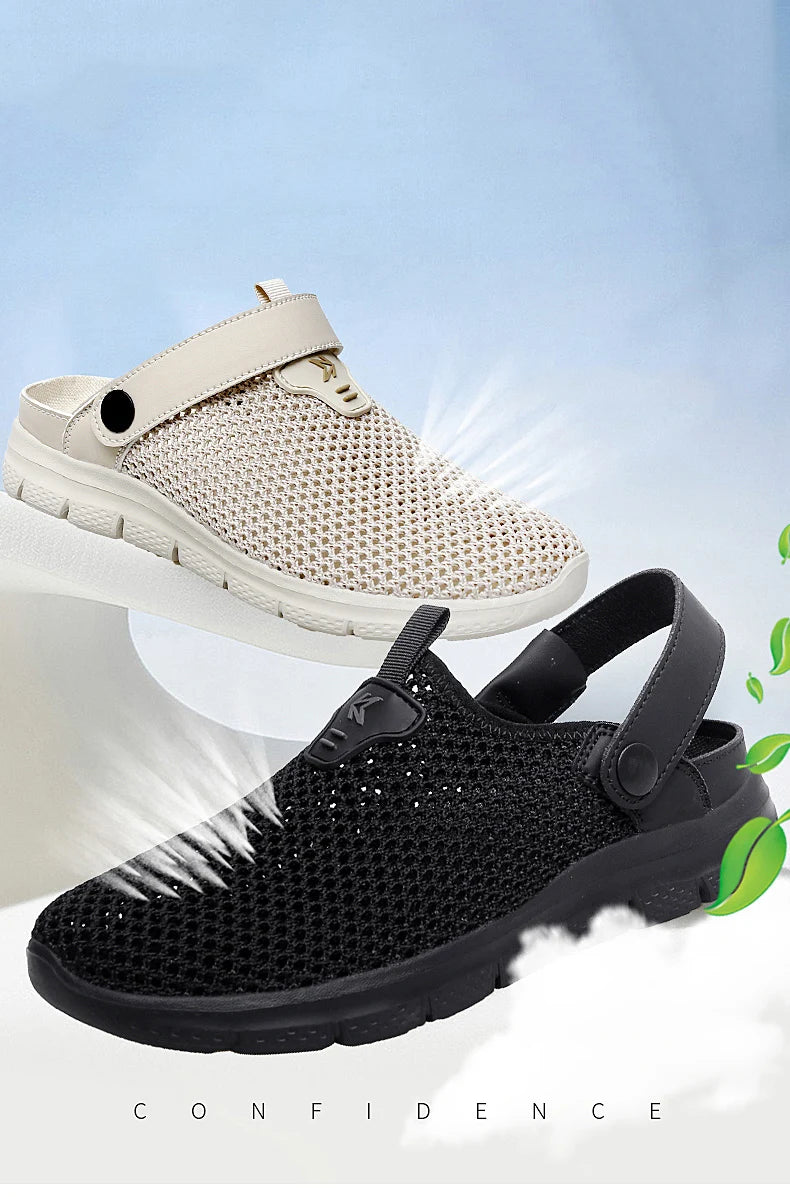 Summer Sandals for Women Breathable Beach Sandals Slippers Fashion Garden Clog Aqua Shoes Trekking Wading Shoes Plus Size 35-44