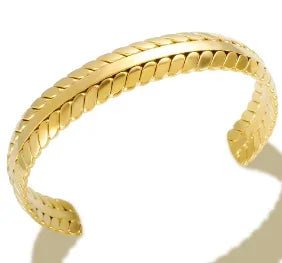 Fashion Simple Stainless Steel 3 Crystal Bracelet Bangle - memorylane shop