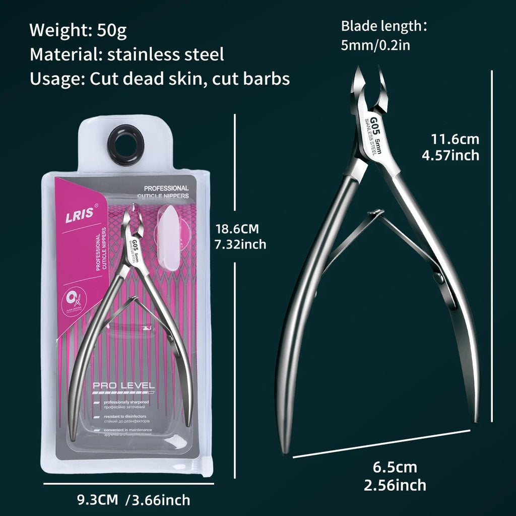 Professional Cuticle Trimmer Set, Super Sharp Dead Skin Scissors For Women And Men's Nail And Toenail Labor Saving Manicure Tool - memorylane shop