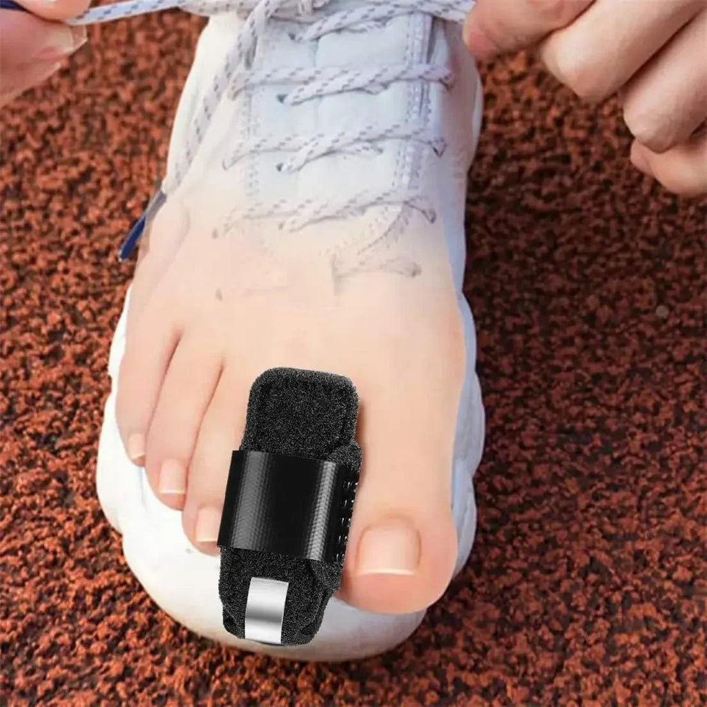 Left Right 2Pcs Toe Splint Straightener Hammer Separator Corrector Crooked Fingers Claw Stabilizer Corrector Pain Relief - memorylane shop