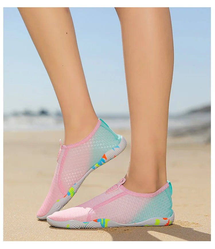 New Unisex Lager Size Unisex Outdoor Aqua Shoes Couples Vacation Beach Barefoot Swimming Shoes Indoor Fitness Gym Shoes35 - 46 - memorylane shop