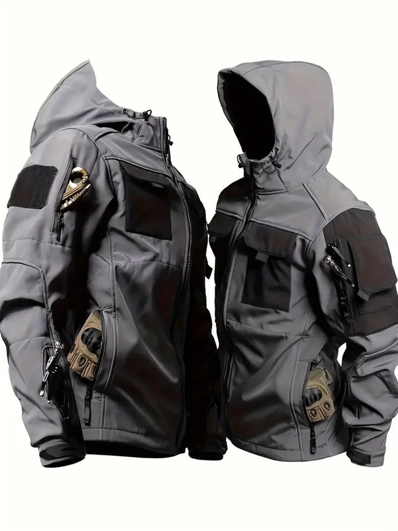 Military Shark Skin Soft Shell Jackets Men Tactical Windproof Waterproof jacket men Army Combat Jackets Mens Hooded Bomber Coats - memorylane shop