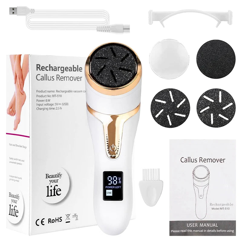 Electric Pedicure Tools Dead Hard Skin Care Callus Leg Heels Remover Hard Cracked File for Heels Grinding Pedicure Beauty Care
