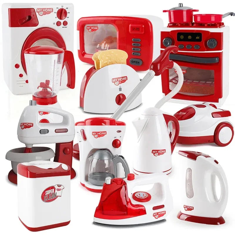 Kids Toy Kitchen Appliances Set – Play Kitchen Accessories for Children
