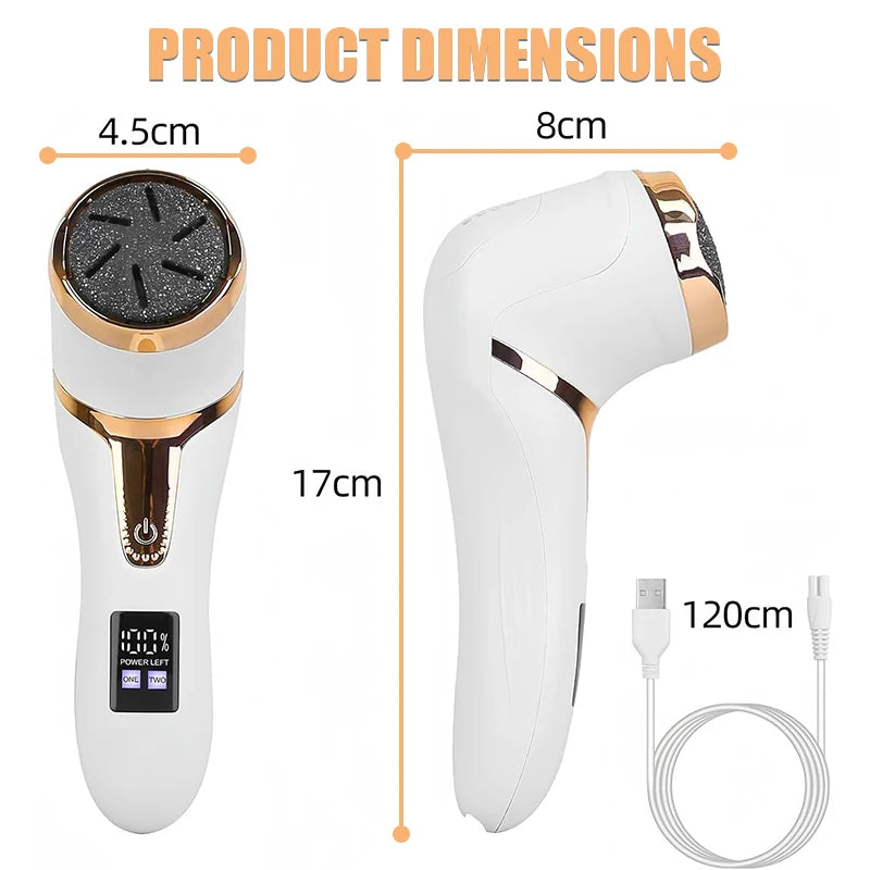 Electric Pedicure Tools Dead Hard Skin Care Callus Leg Heels Remover Hard Cracked File for Heels Grinding Pedicure Beauty Care