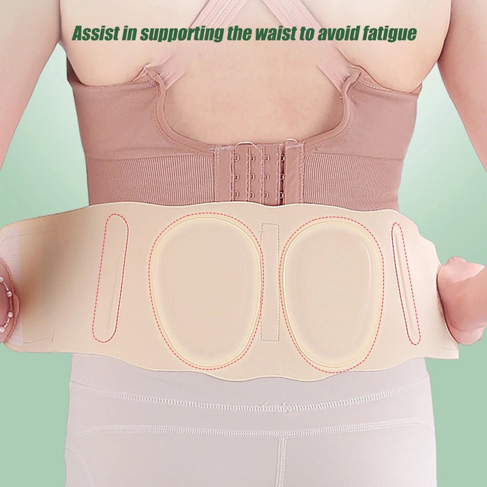 Thin Waist Support Belt for Lower Back Pain Relief, Breathable Lumbar Support Belt for Sciatica,Scoliosis, Herniated Disc,Unisex - memorylane shop
