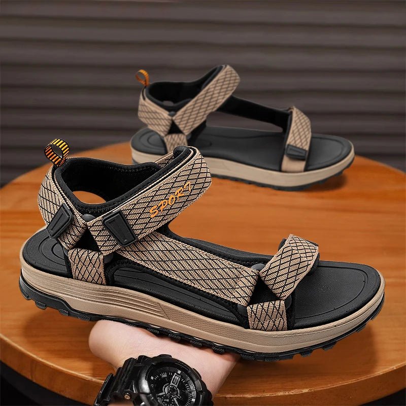Summer Men Sandals Fashion Leisure Beach Holiday Sandals for Mens Lightweight Shoes New Outdoor Comfortable Casual Sandals - memorylane shop