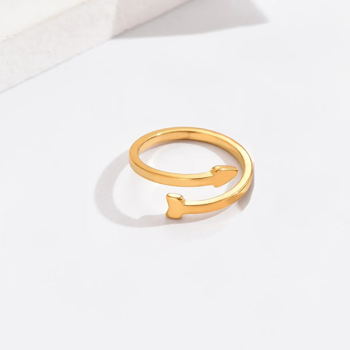3pc Stainless Steel Hollow Arrowhead Toe Rings for Women