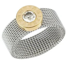 Square Pendant Stainless Steel Chain Necklace for Women
