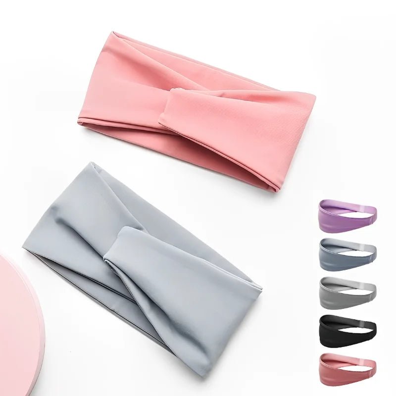 Yoga Sports Sweat - Absorbent Headband Running Fitness Forehead Protector Basketball Cycling Football Men Women Headbands Non - Slip - memorylane shop
