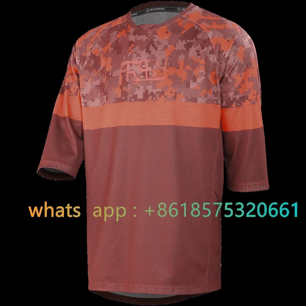 Cycling Jersey Custom Pro Team Motorcycle Mtb Jersey Atv Bmx Dirt Wear Enduro Bike Motocross Jersey Breathable Downhill Shirt