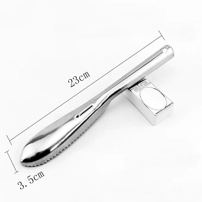 Kitchen Cooking Tools Fish Cleaning Knife Skinner Fish Skin Scraper Stainless Steel Fish Scales Fishing Cleaning Kitchen Gadget - memorylane shop
