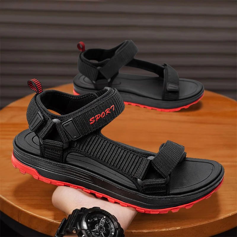 Summer Men Sandals Fashion Leisure Beach Holiday Sandals for Mens Lightweight Shoes New Outdoor Comfortable Casual Sandals - memorylane shop