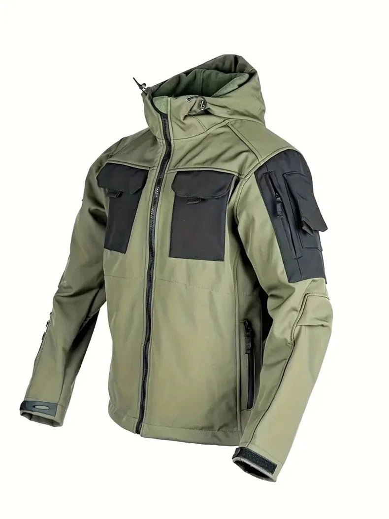 Military Shark Skin Soft Shell Jackets Men Tactical Windproof Waterproof jacket men Army Combat Jackets Mens Hooded Bomber Coats - memorylane shop
