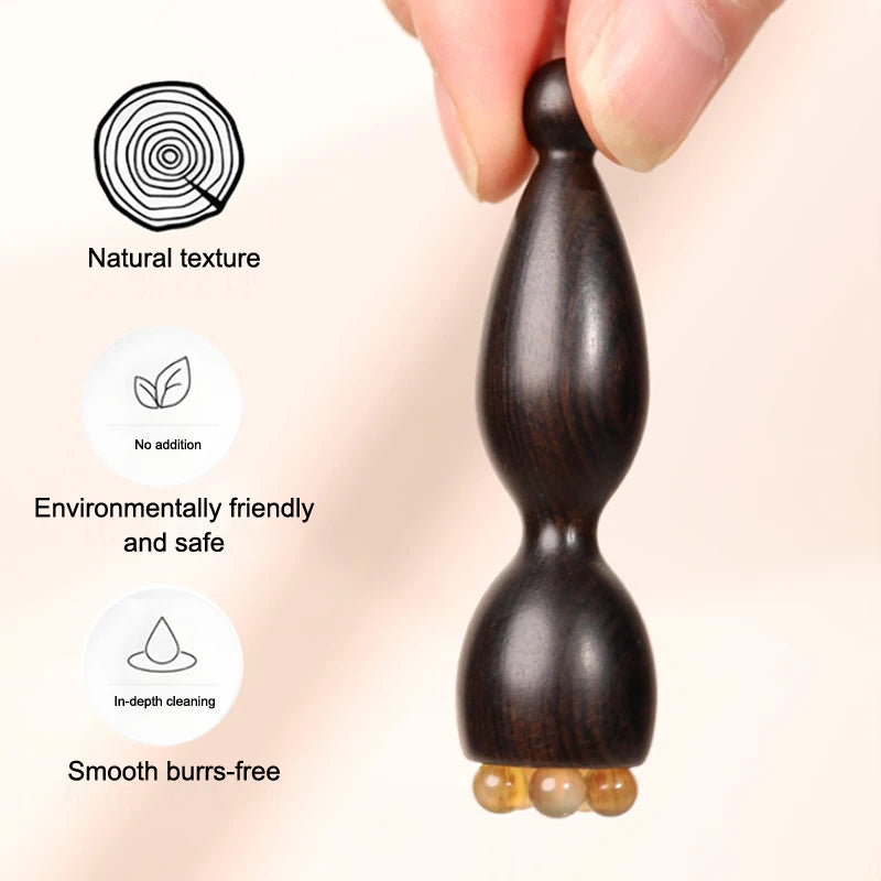 Smooth Face Massage Tools Resin Gua Sha Face Skin Care Massage Sticks Lotus Seedpod Shape Massager Facial Physiotherapy Tool
