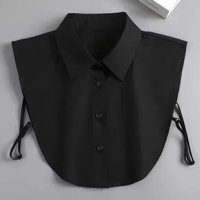 Women's Vintage Lace Front Tie Detachable Collar