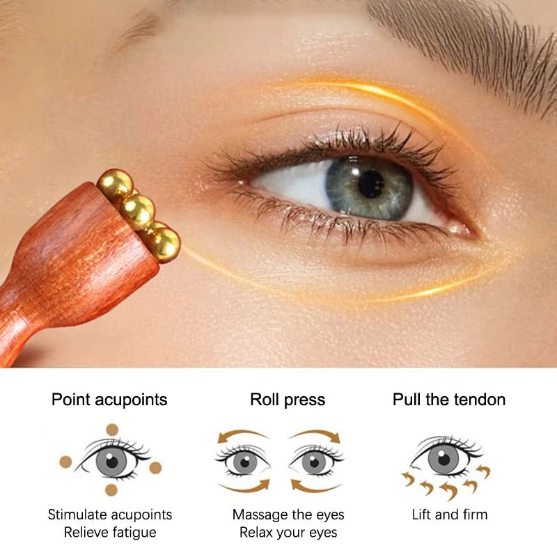 Sandalwood Face Massage Tools Gua Sha Face Skin Care Massage Sticks Lotus Seedpod Shape Massager Facial Physiotherapy Tool - memorylane shop