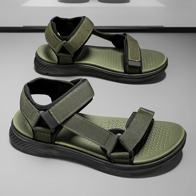 Summer Men Sandals Fashion Leisure Beach Holiday Sandals for Mens Lightweight Shoes New Outdoor Comfortable Casual Sandalie - memorylane shop