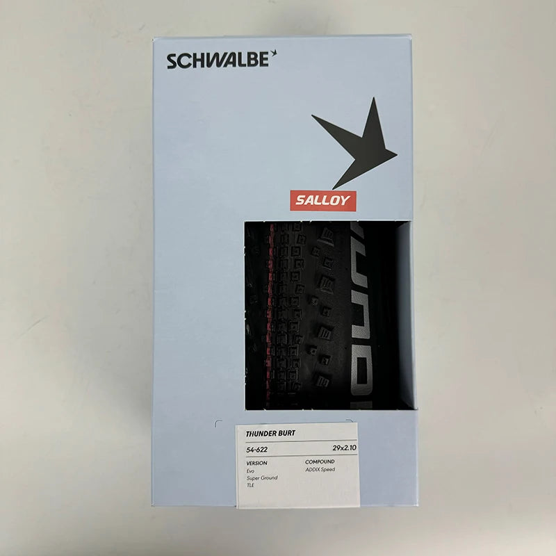 SCHWALBE Original THUNDER BURT 27.5x2.10 29x2.10 Folding Bicycle Tubeless Bike Tire for MTB XC Tracks Off-Road Cycling Parts
