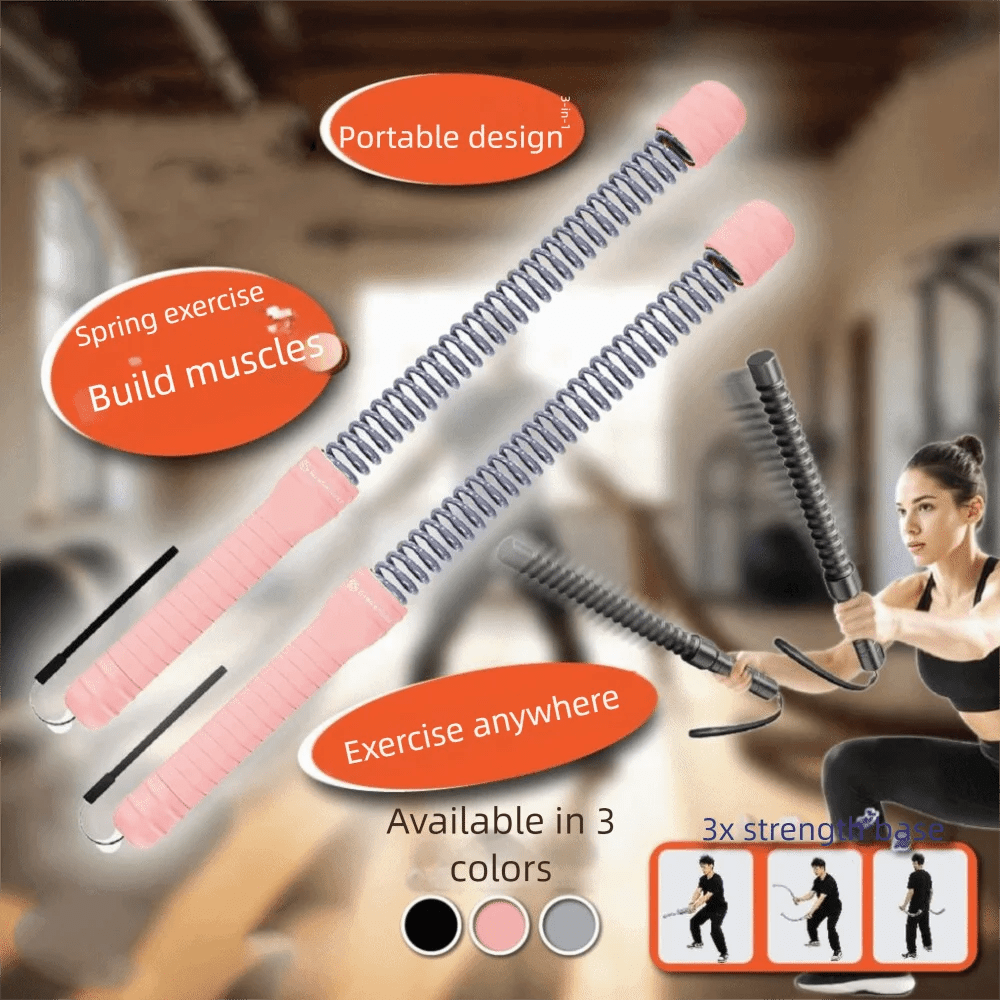 Replacement Spring Gym Battle Rope Stainless Steel Rebound Cordless Battle Rope Durable Multifunction Arm Strength Rope - memorylane shop