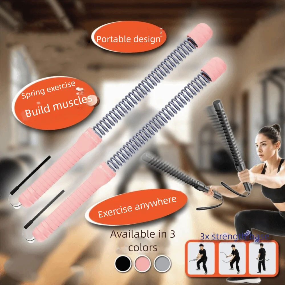 Replacement Spring Gym Battle Rope Stainless Steel Rebound Cordless Battle Rope Durable Multifunction Arm Strength Rope